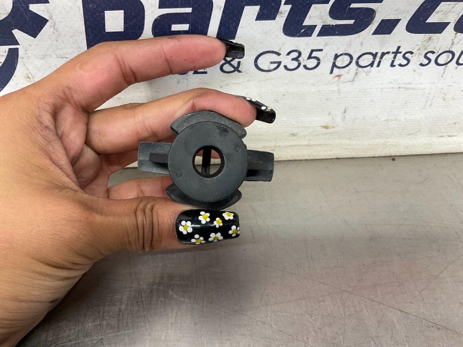 2004 Nissan 350Z Front Upper Radiator Support Locks OEM 25BF9EC - On Point Parts Inc