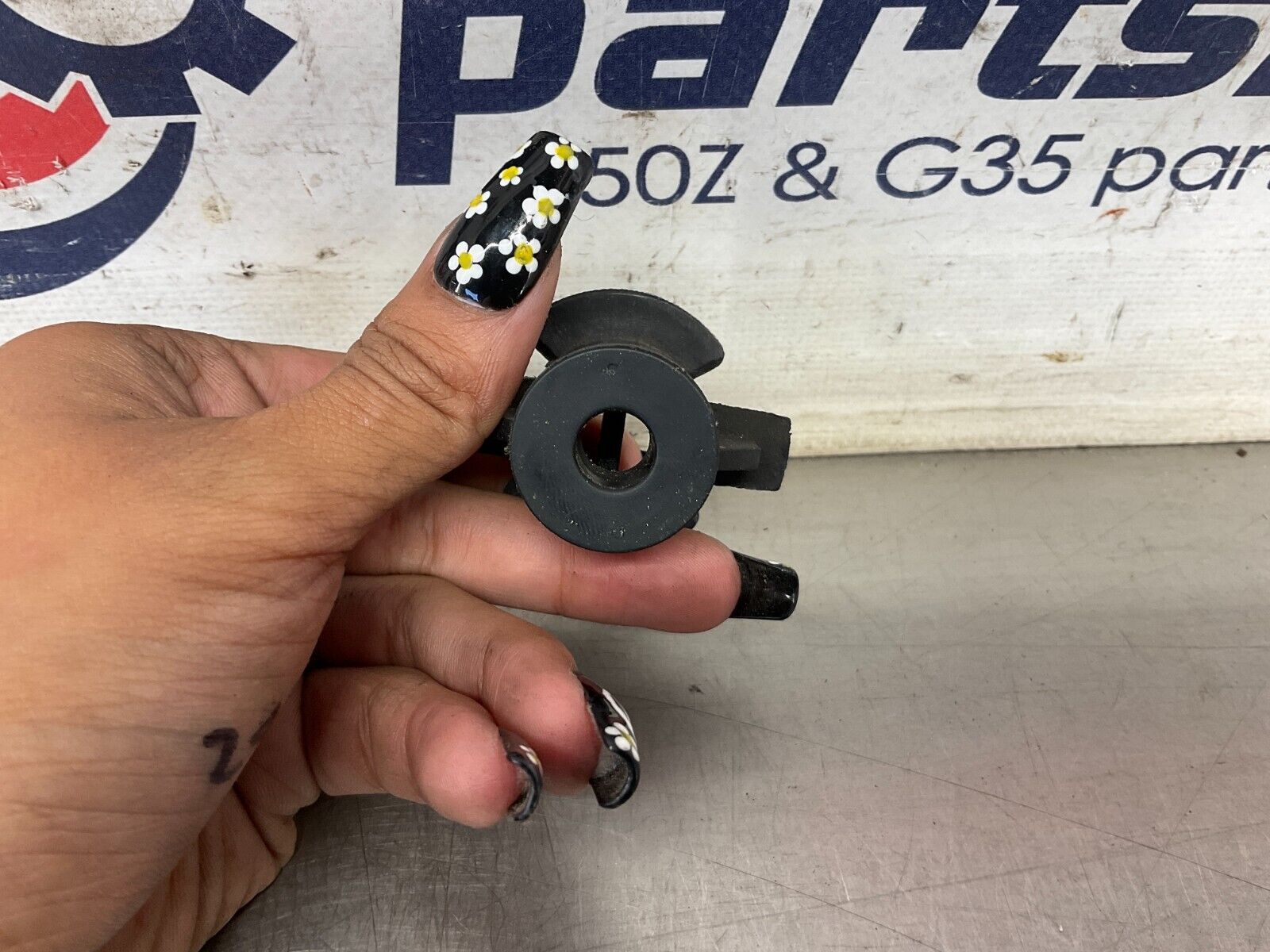 2004 Nissan 350Z Front Upper Radiator Support Locks OEM 25BF9EC - On Point Parts Inc