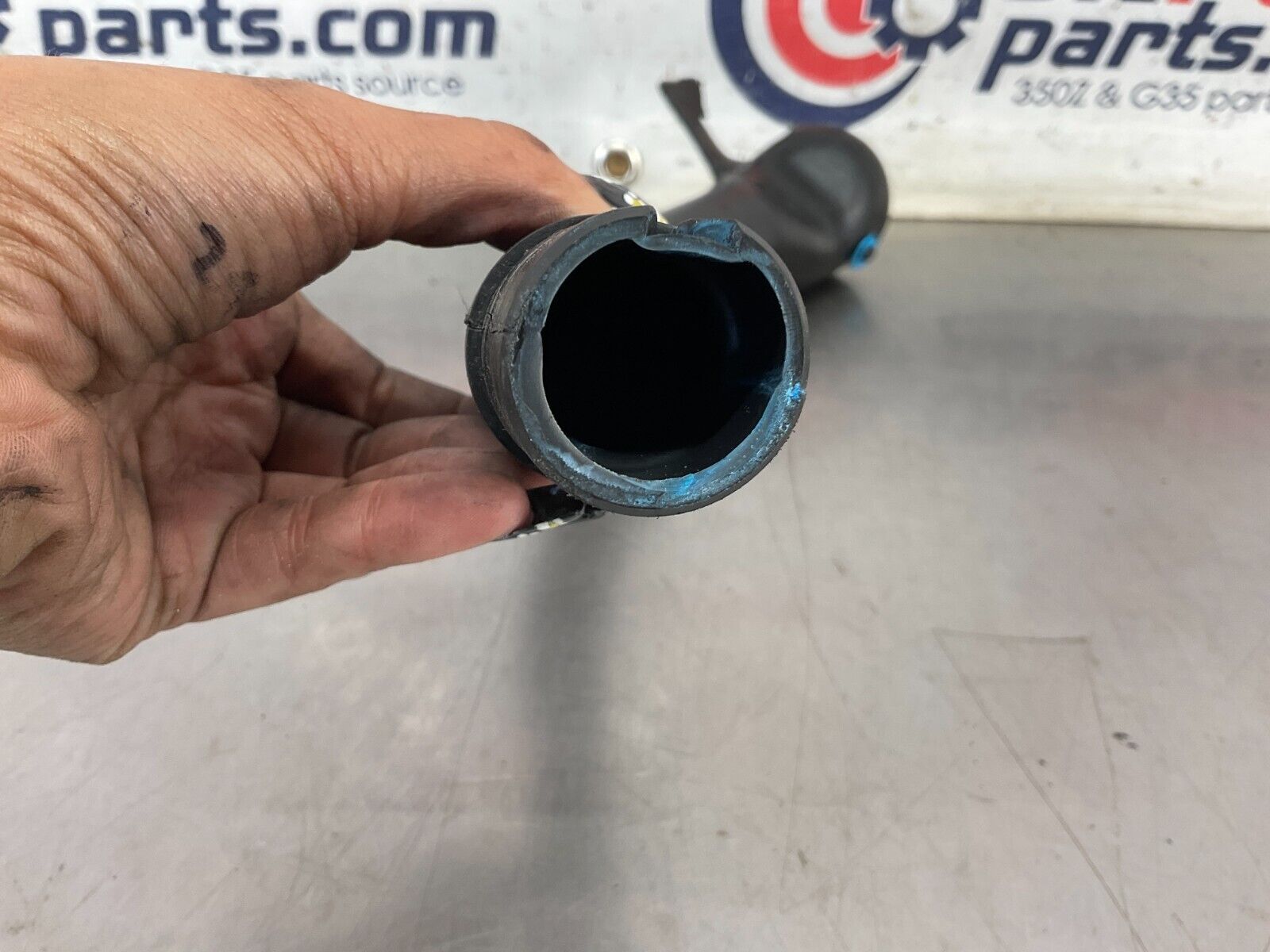 2004 Nissan 350Z Windshield Wiper Washer Fluid Filler Inlet Tube OEM 25BF9EC - On Point Parts Inc