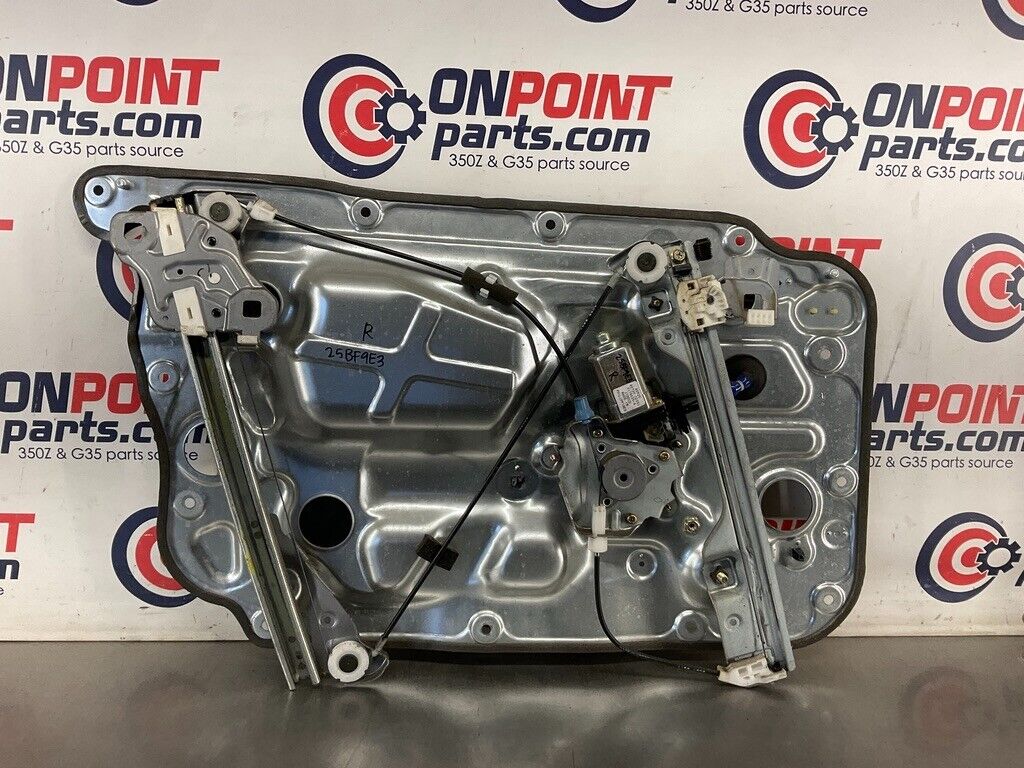2004 Nissan 350Z Passenger Right Window Regulator Motor Assembly OEM 25BF9E3 - On Point Parts Inc