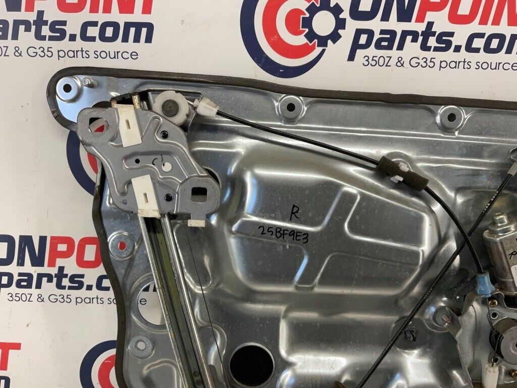 2004 Nissan 350Z Passenger Right Window Regulator Motor Assembly OEM 25BF9E3 - On Point Parts Inc