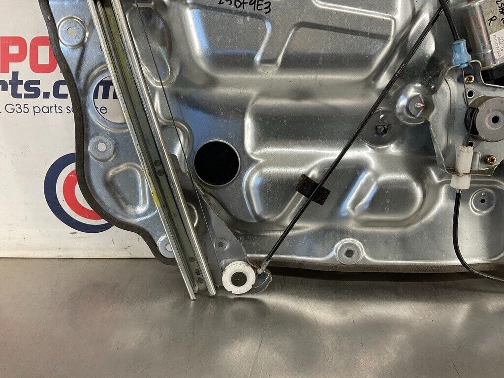 2004 Nissan 350Z Passenger Right Window Regulator Motor Assembly OEM 25BF9E3 - On Point Parts Inc