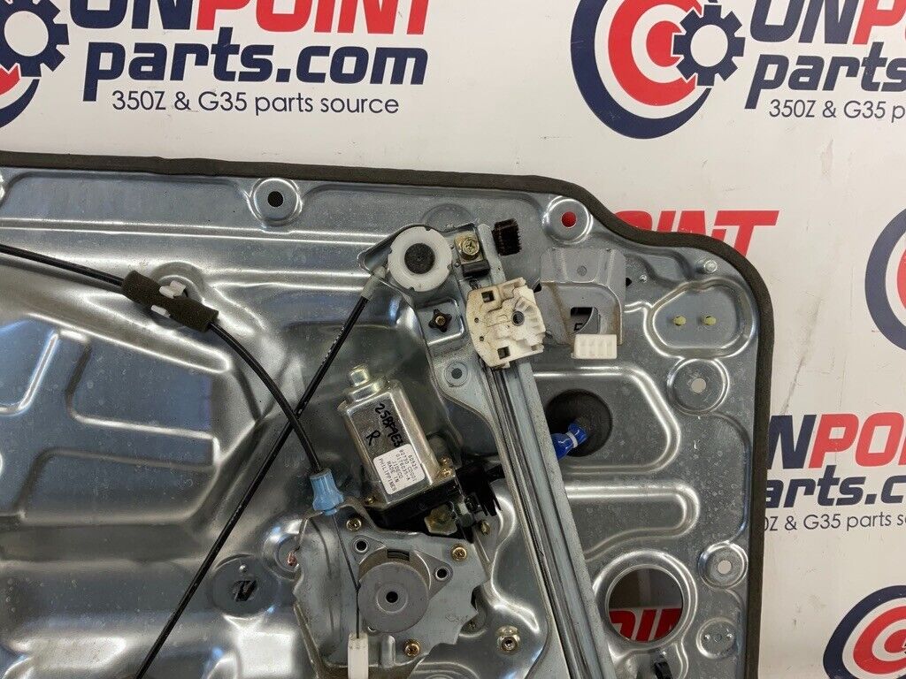 2004 Nissan 350Z Passenger Right Window Regulator Motor Assembly OEM 25BF9E3 - On Point Parts Inc