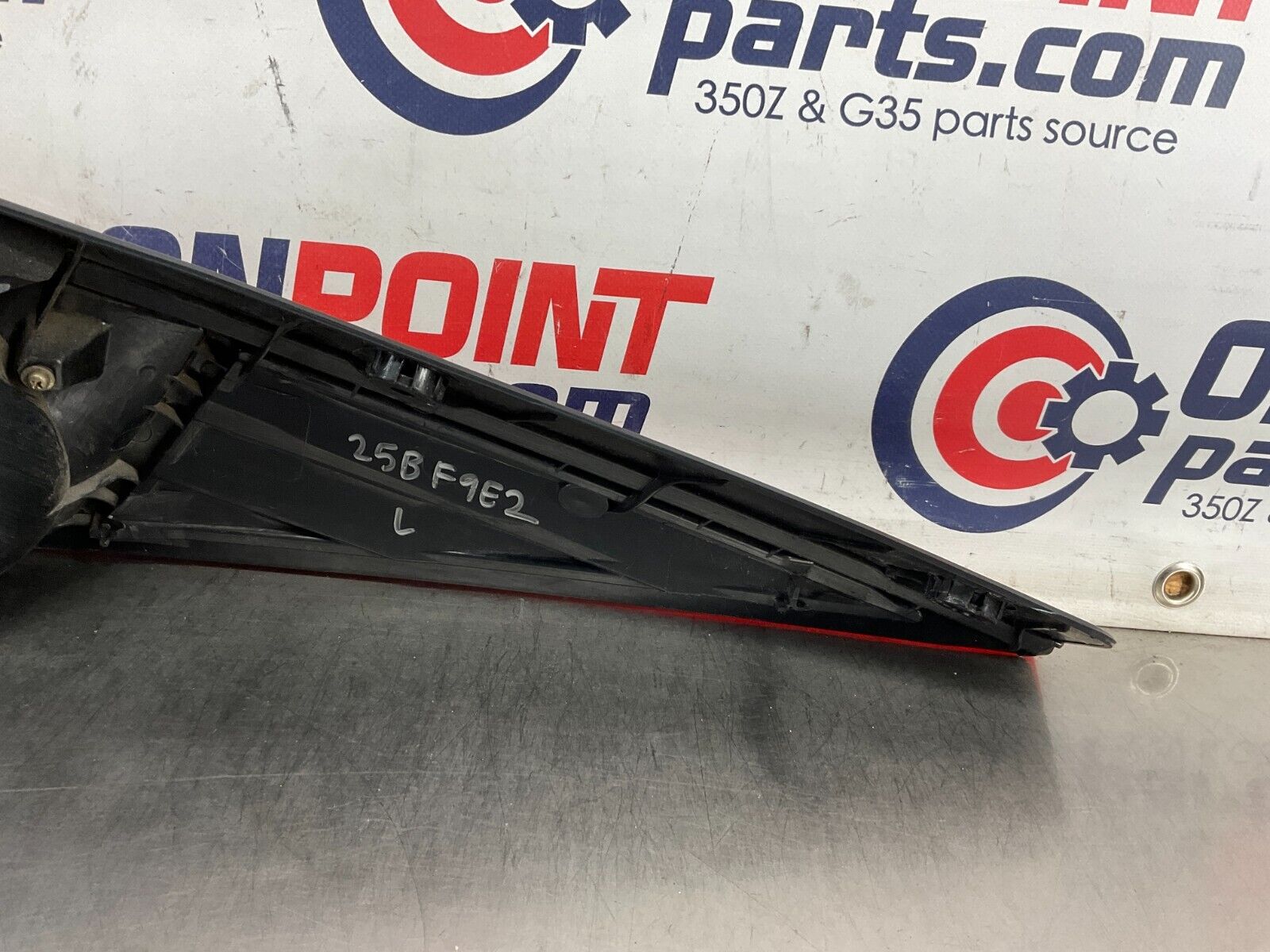 2004 Nissan 350Z Driver Left Tail Light Assembly OEM 25BF9E2 - On Point Parts Inc