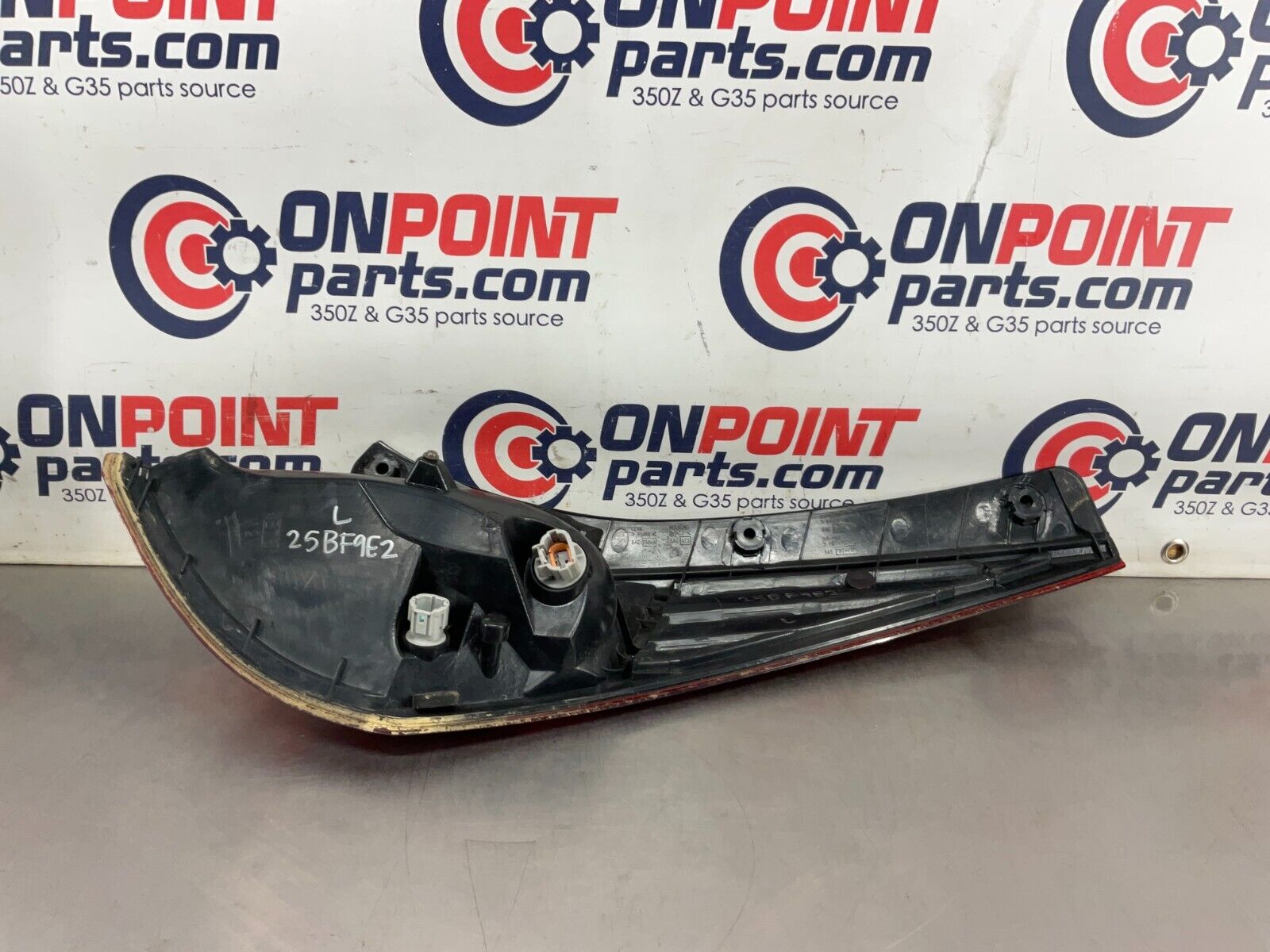 2004 Nissan 350Z Driver Left Tail Light Assembly OEM 25BF9E2 - On Point Parts Inc