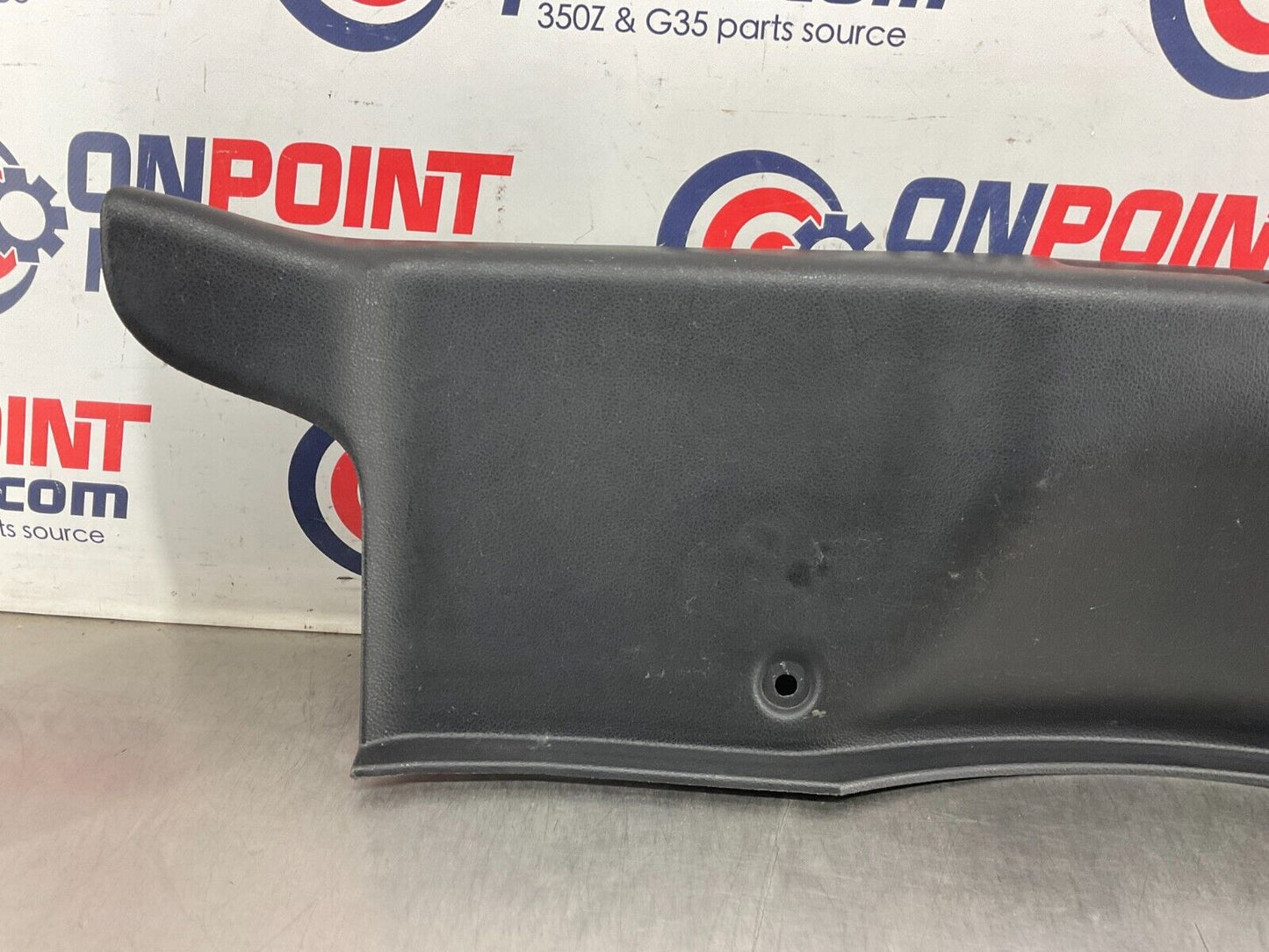 2004 Nissan 350Z Convertible Trunk Latch Cover Trim 84992 OEM 25BF9E8 - On Point Parts Inc