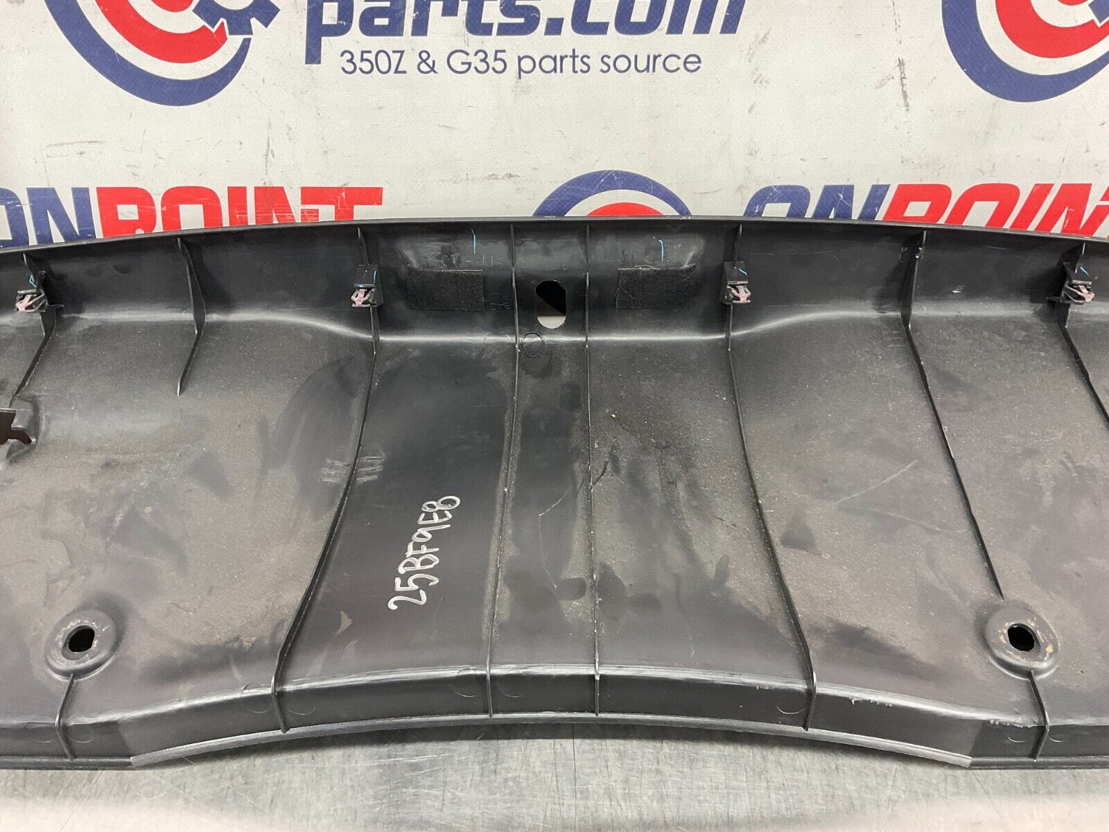 2004 Nissan 350Z Convertible Trunk Latch Cover Trim 84992 OEM 25BF9E8 - On Point Parts Inc