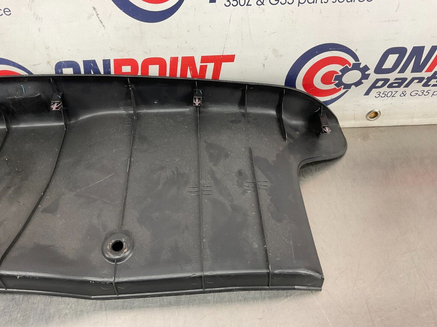 2004 Nissan 350Z Convertible Trunk Latch Cover Trim 84992 OEM 25BF9E8 - On Point Parts Inc