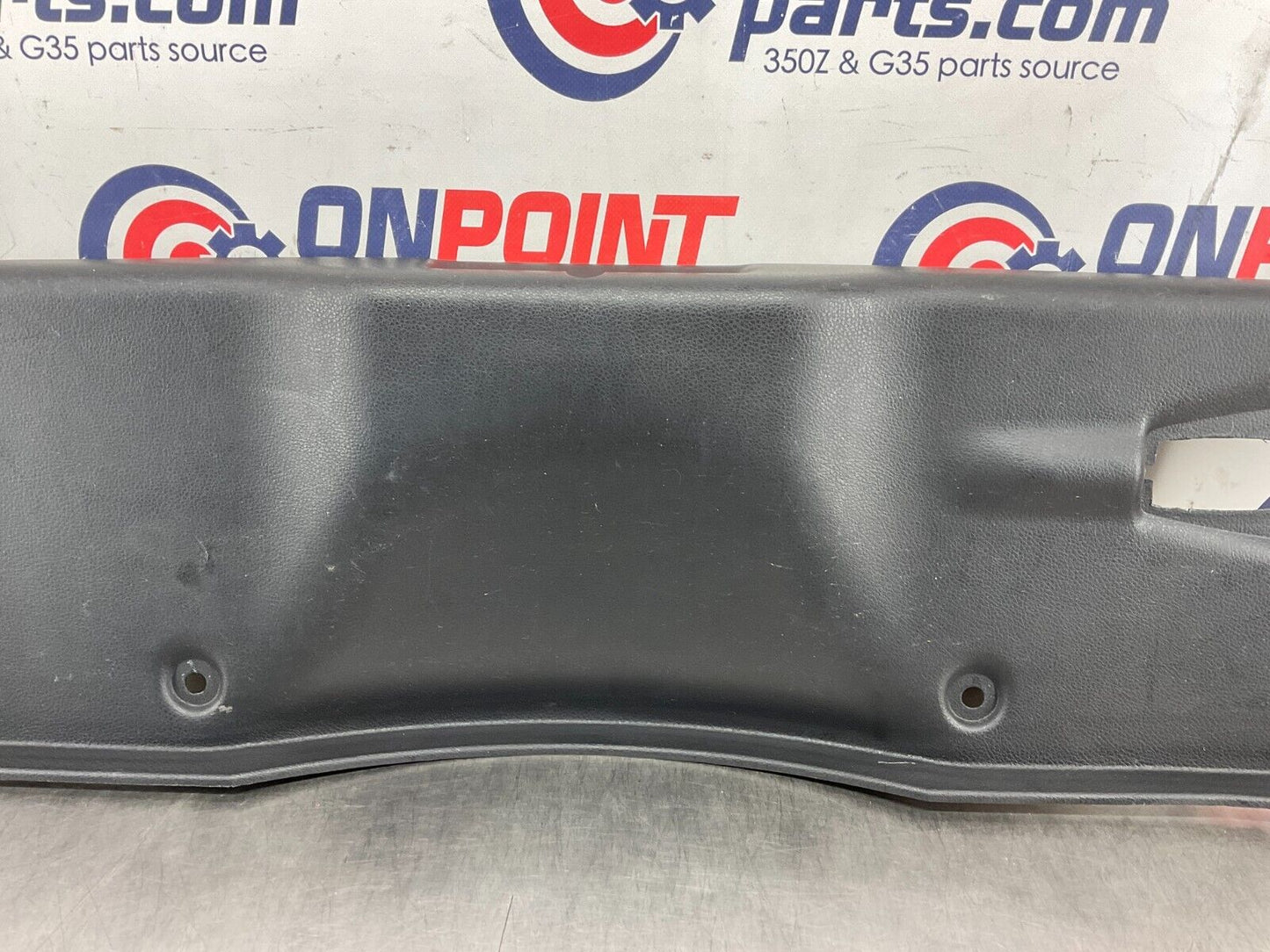 2004 Nissan 350Z Convertible Trunk Latch Cover Trim 84992 OEM 25BF9E8 - On Point Parts Inc