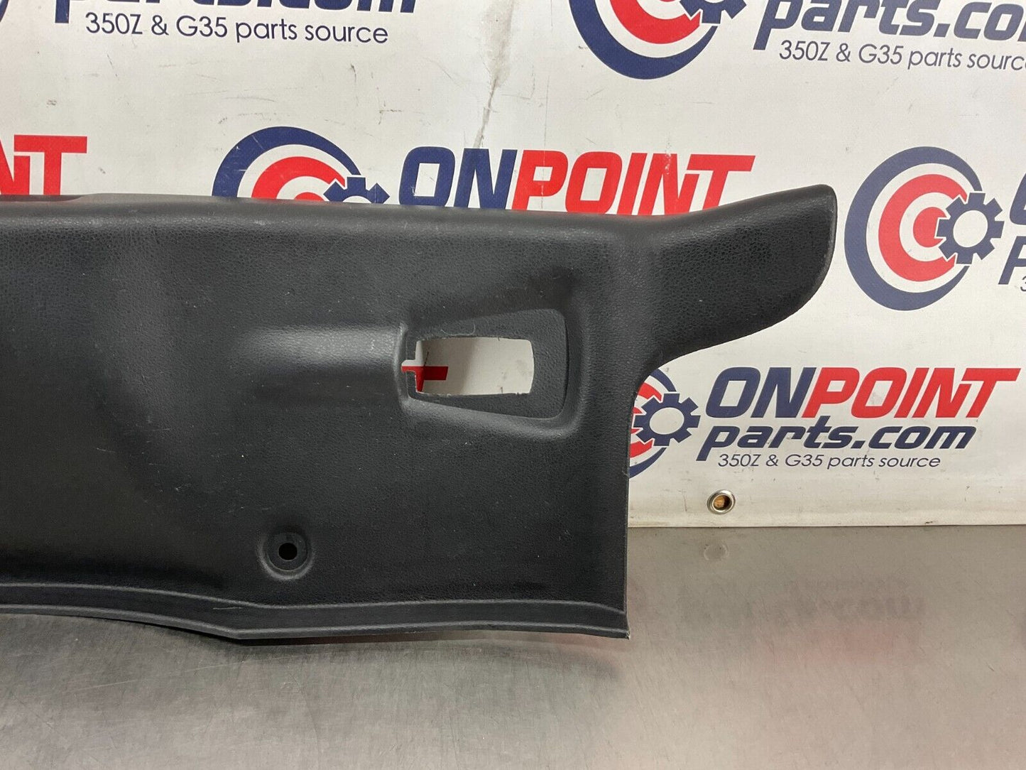 2004 Nissan 350Z Convertible Trunk Latch Cover Trim 84992 OEM 25BF9E8 - On Point Parts Inc