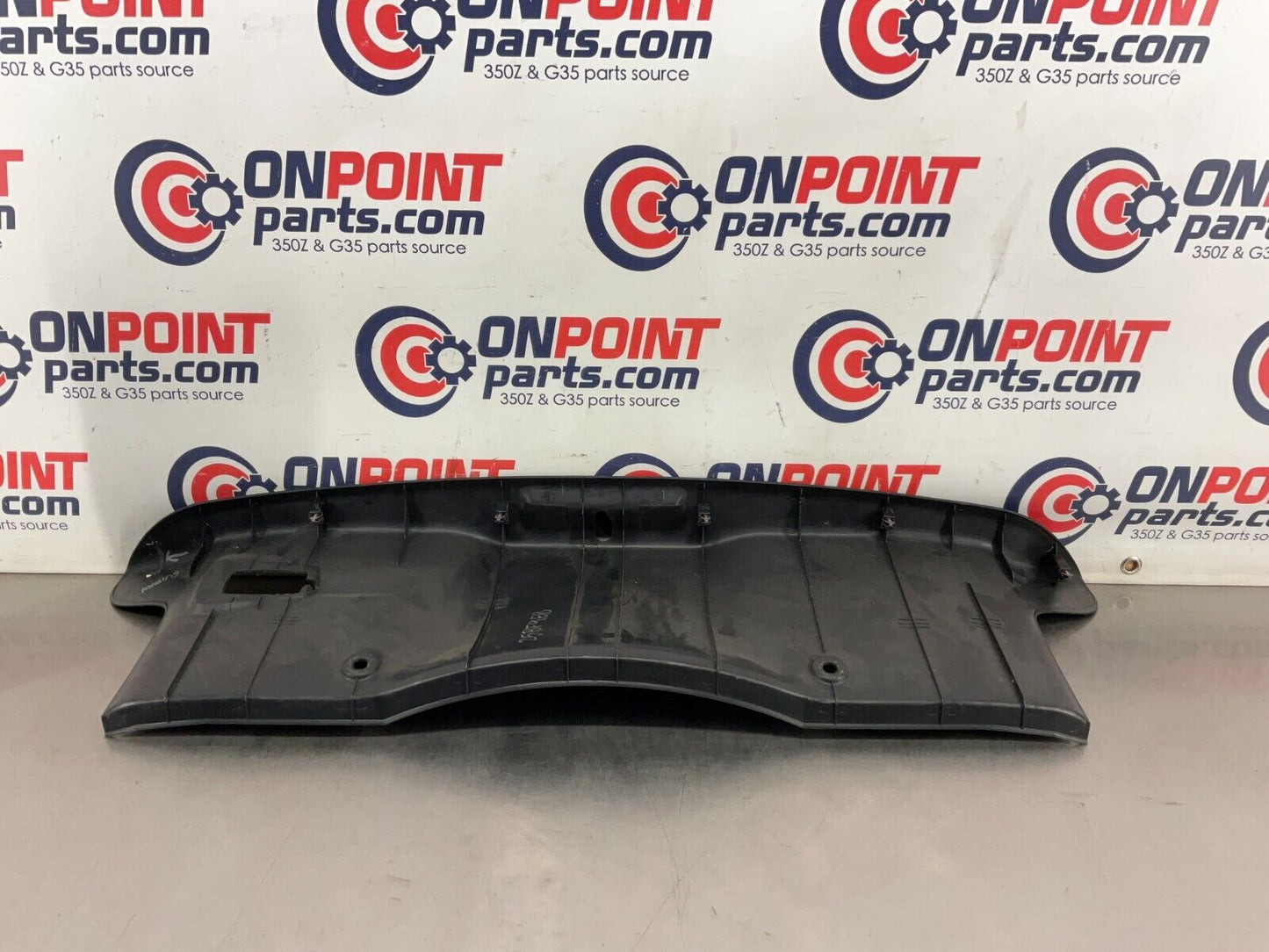 2004 Nissan 350Z Convertible Trunk Latch Cover Trim 84992 OEM 25BF9E8 - On Point Parts Inc
