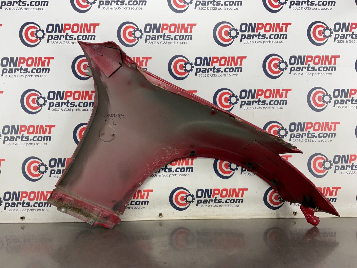 2004 Nissan 350Z Driver Left Front Fender OEM 25BF9E5 - On Point Parts Inc