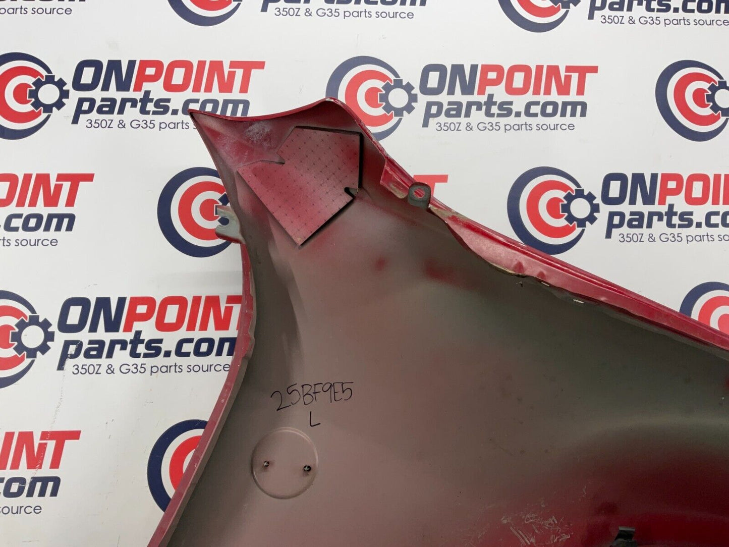 2004 Nissan 350Z Driver Left Front Fender OEM 25BF9E5 - On Point Parts Inc