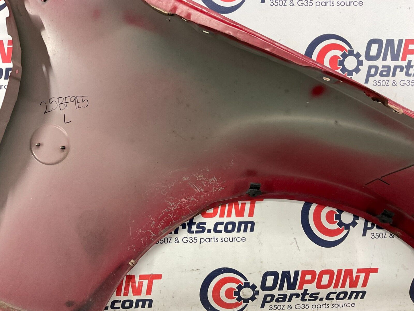 2004 Nissan 350Z Driver Left Front Fender OEM 25BF9E5 - On Point Parts Inc