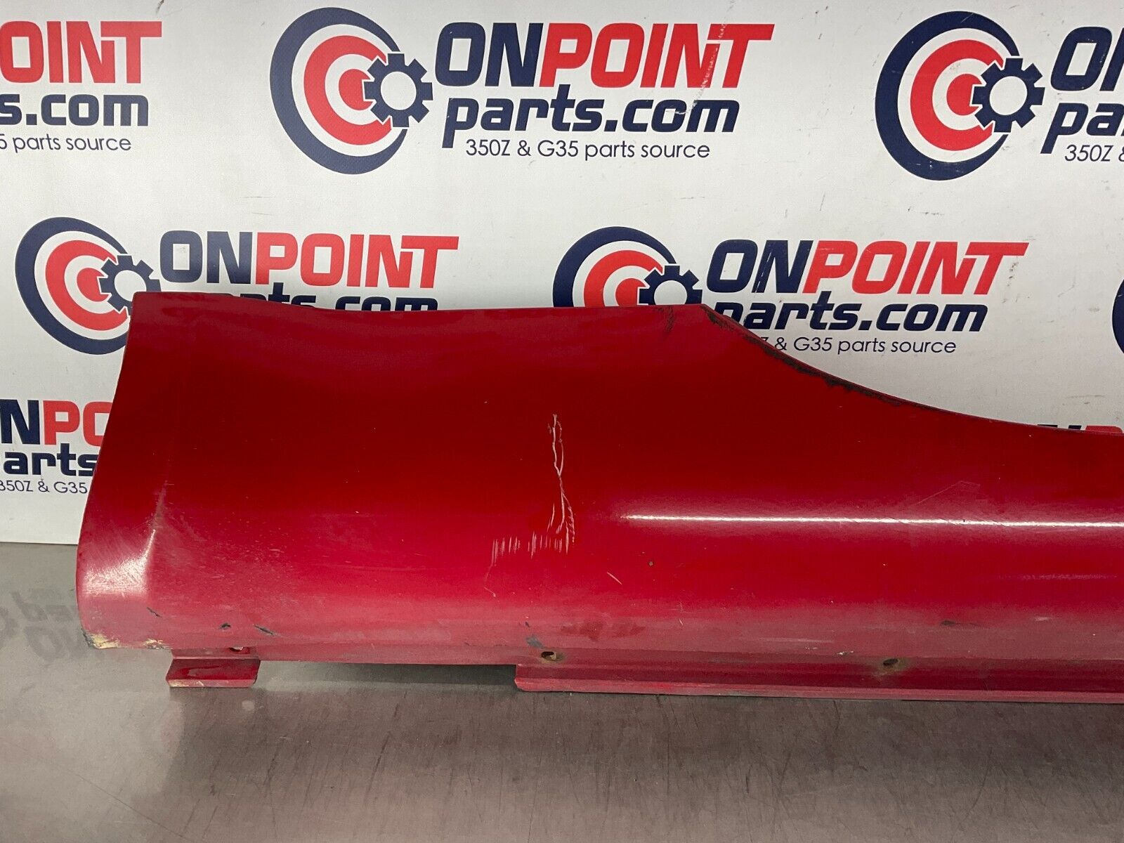 2004 Nissan 350Z Passenger Right Rocker Panel Side Skirt OEM 25BF9E5 - On Point Parts Inc