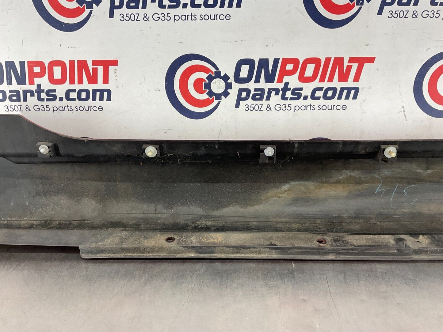 2004 Nissan 350Z Passenger Right Rocker Panel Side Skirt OEM 25BF9E5 - On Point Parts Inc