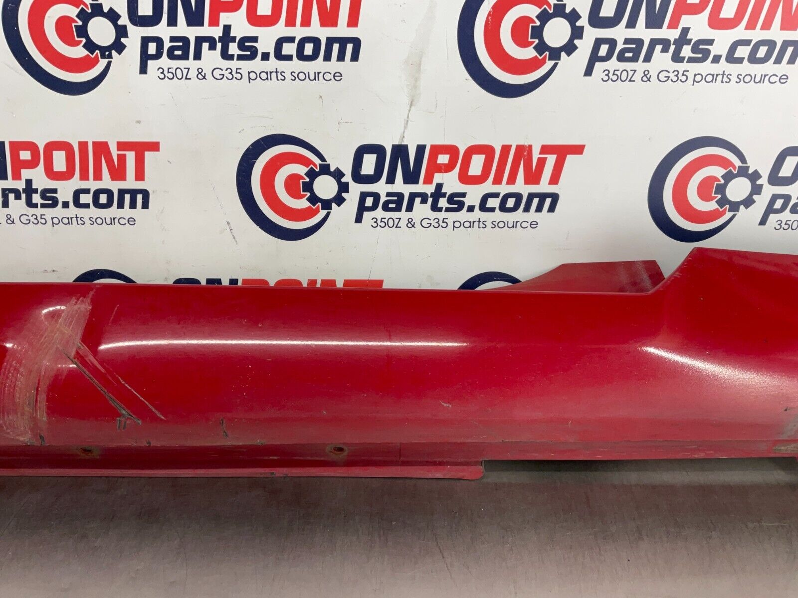 2004 Nissan 350Z Passenger Right Rocker Panel Side Skirt OEM 25BF9E5 - On Point Parts Inc