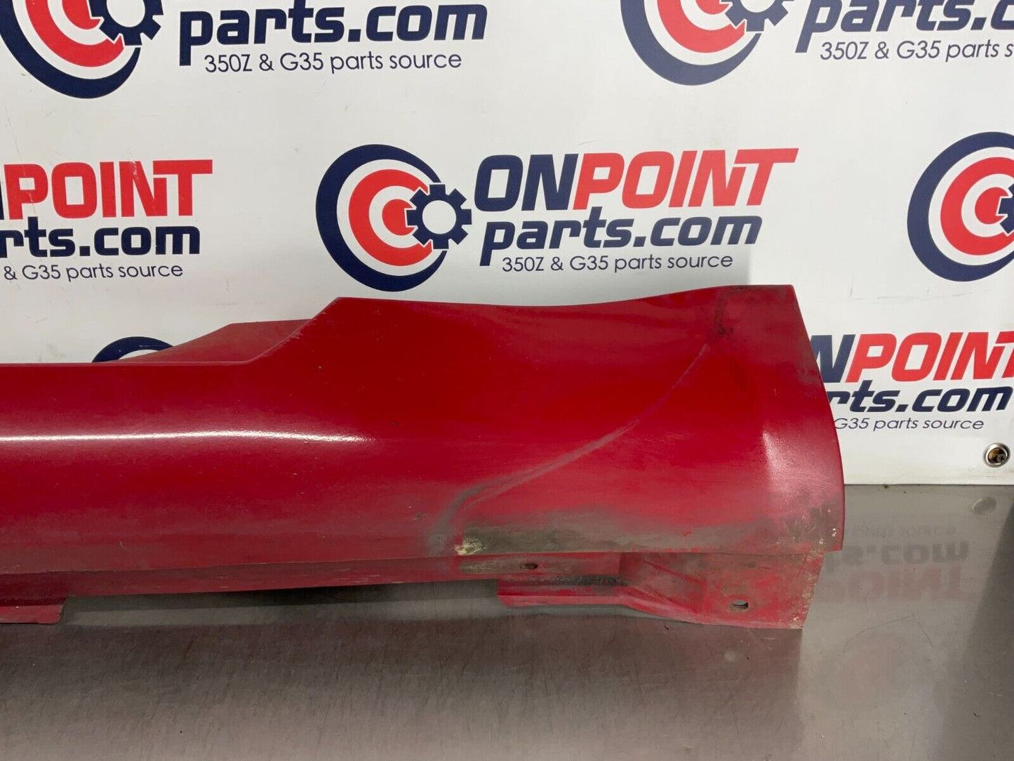 2004 Nissan 350Z Passenger Right Rocker Panel Side Skirt OEM 25BF9E5 - On Point Parts Inc