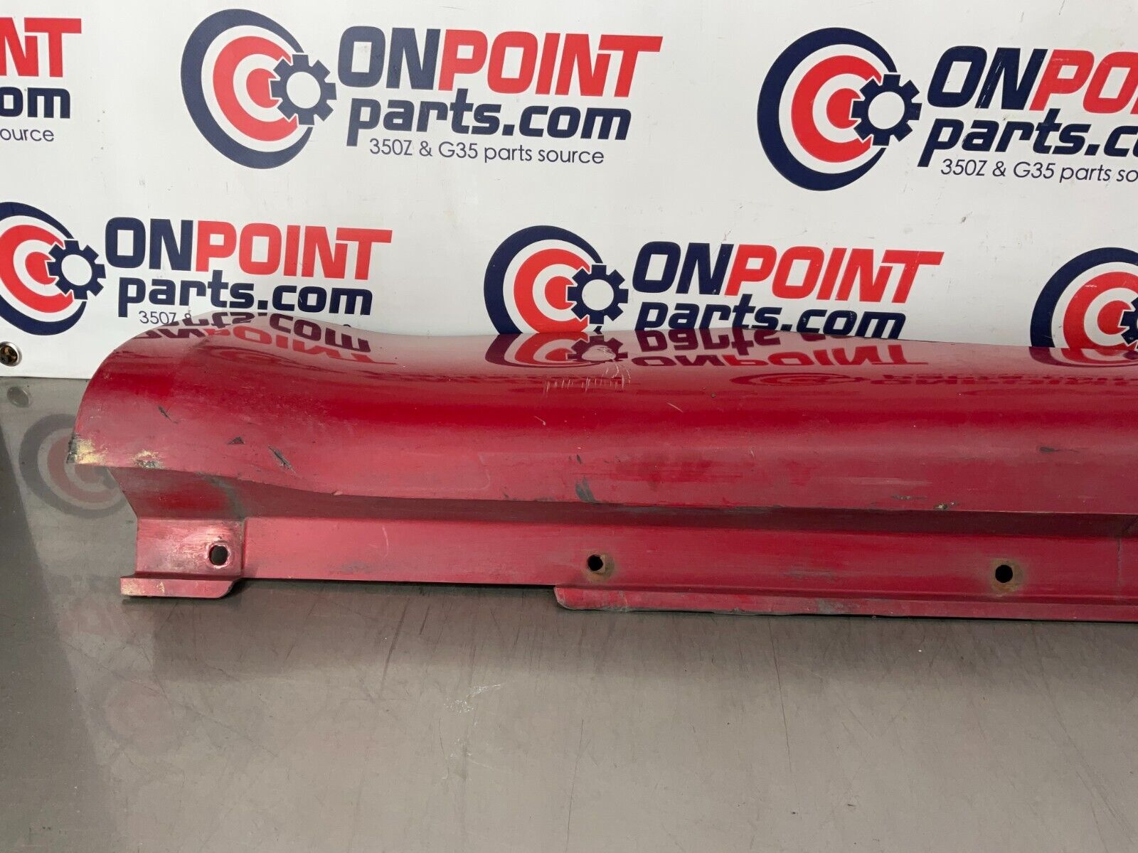 2004 Nissan 350Z Passenger Right Rocker Panel Side Skirt OEM 25BF9E5 - On Point Parts Inc