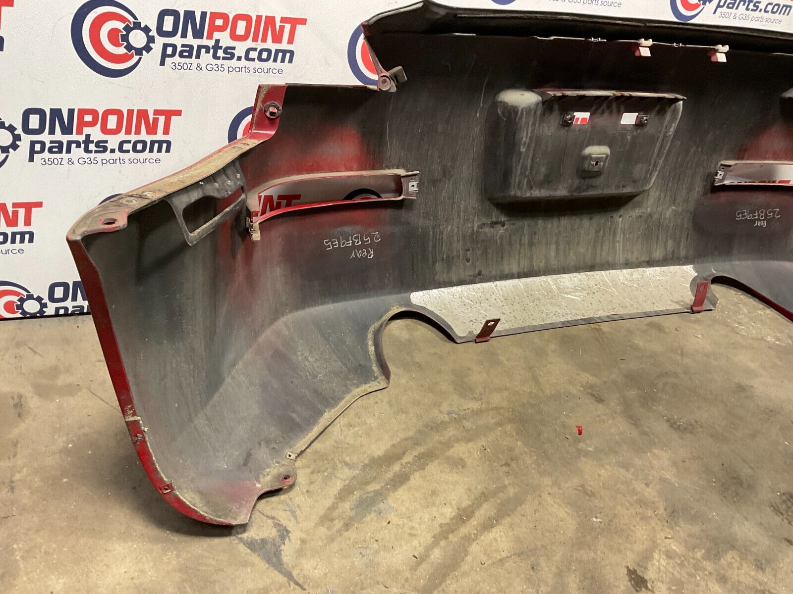 2004 Nissan 350Z Rear Bumper Cover OEM 25BF9E5 - On Point Parts Inc