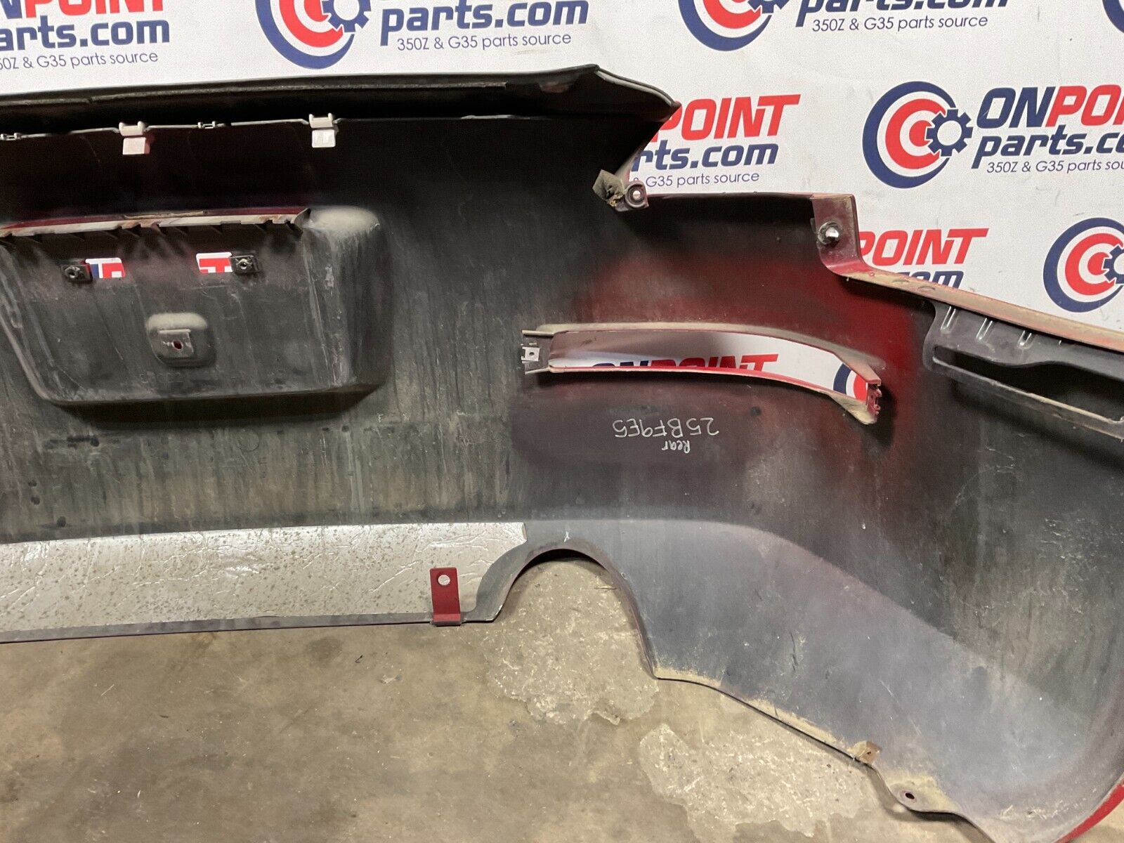 2004 Nissan 350Z Rear Bumper Cover OEM 25BF9E5 - On Point Parts Inc