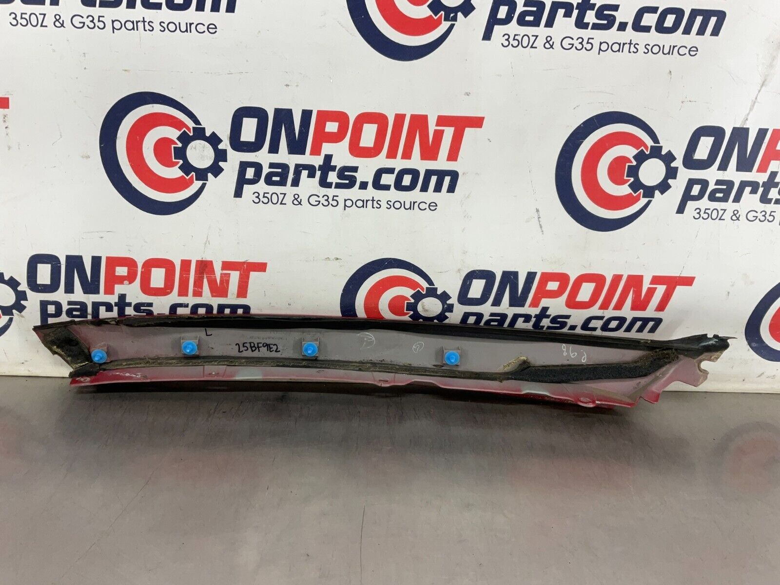 2004 Nissan 350Z Driver Left Exterior Convertible A Pillar 76837 OEM 25BF9E2 - On Point Parts Inc