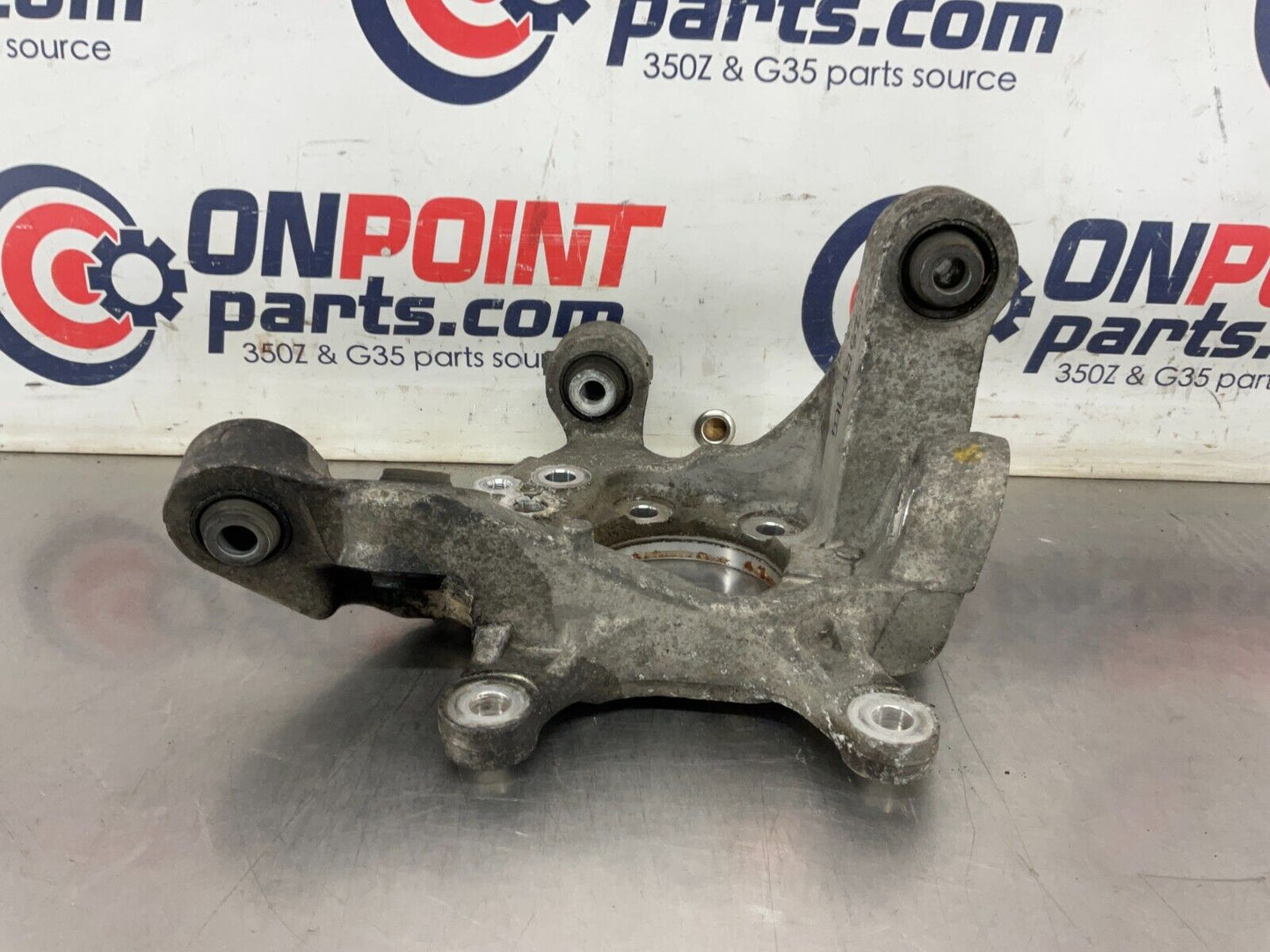 2004 Nissan 350Z Driver Left Rear Suspension Knuckle Axle Housing OEM 25BF9EG - On Point Parts Inc