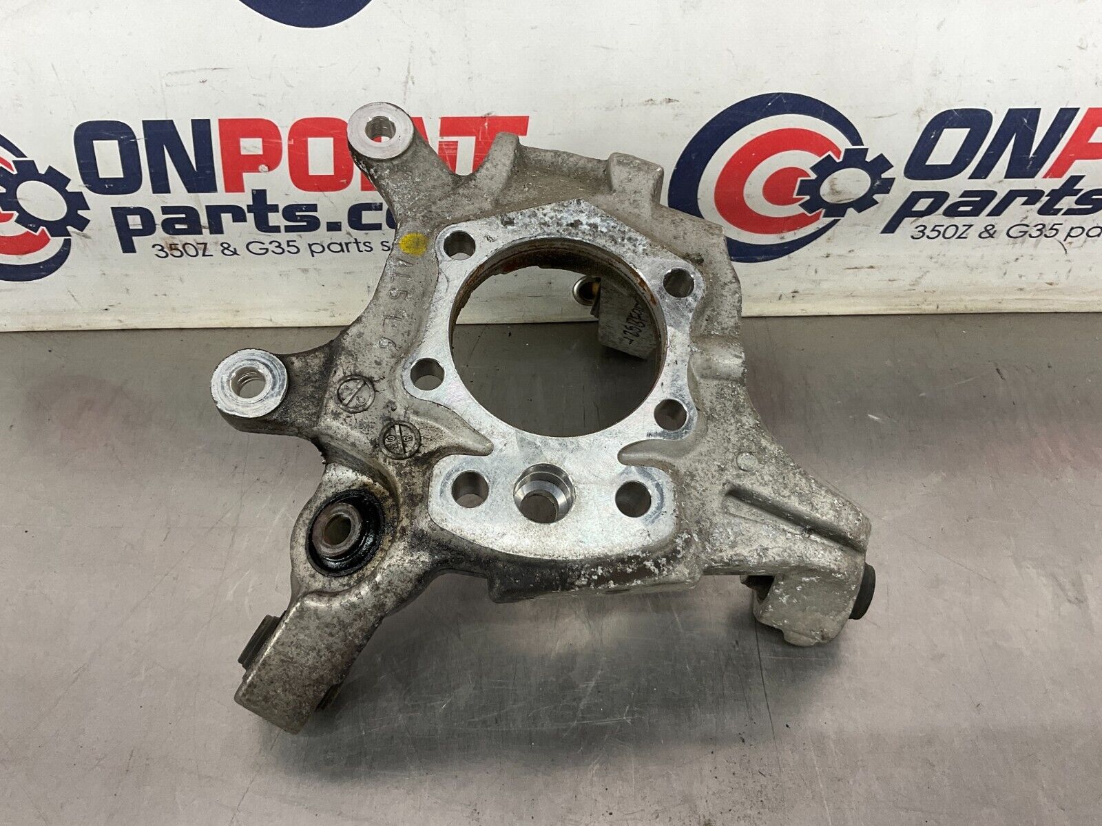 2004 Nissan 350Z Driver Left Rear Suspension Knuckle Axle Housing OEM 25BF9EG - On Point Parts Inc