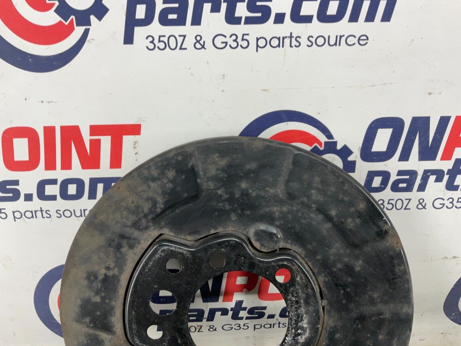 2004 Nissan 350Z Driver Left Rear Brake Dust Cover Baffle Plate OEM 25BF9EG - On Point Parts Inc