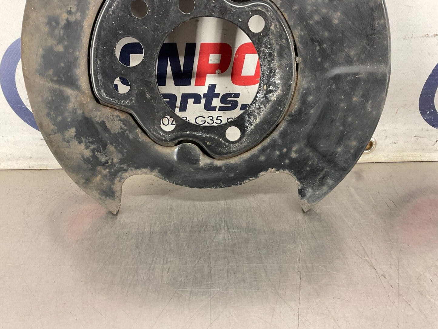 2004 Nissan 350Z Driver Left Rear Brake Dust Cover Baffle Plate OEM 25BF9EG - On Point Parts Inc