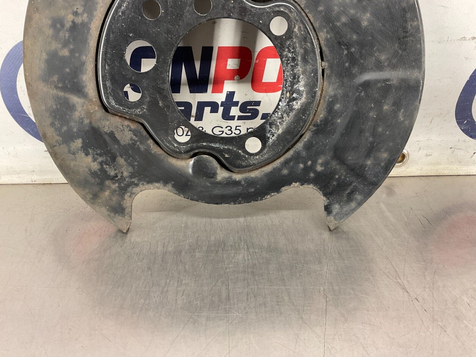 2004 Nissan 350Z Driver Left Rear Brake Dust Cover Baffle Plate OEM 25BF9EG - On Point Parts Inc