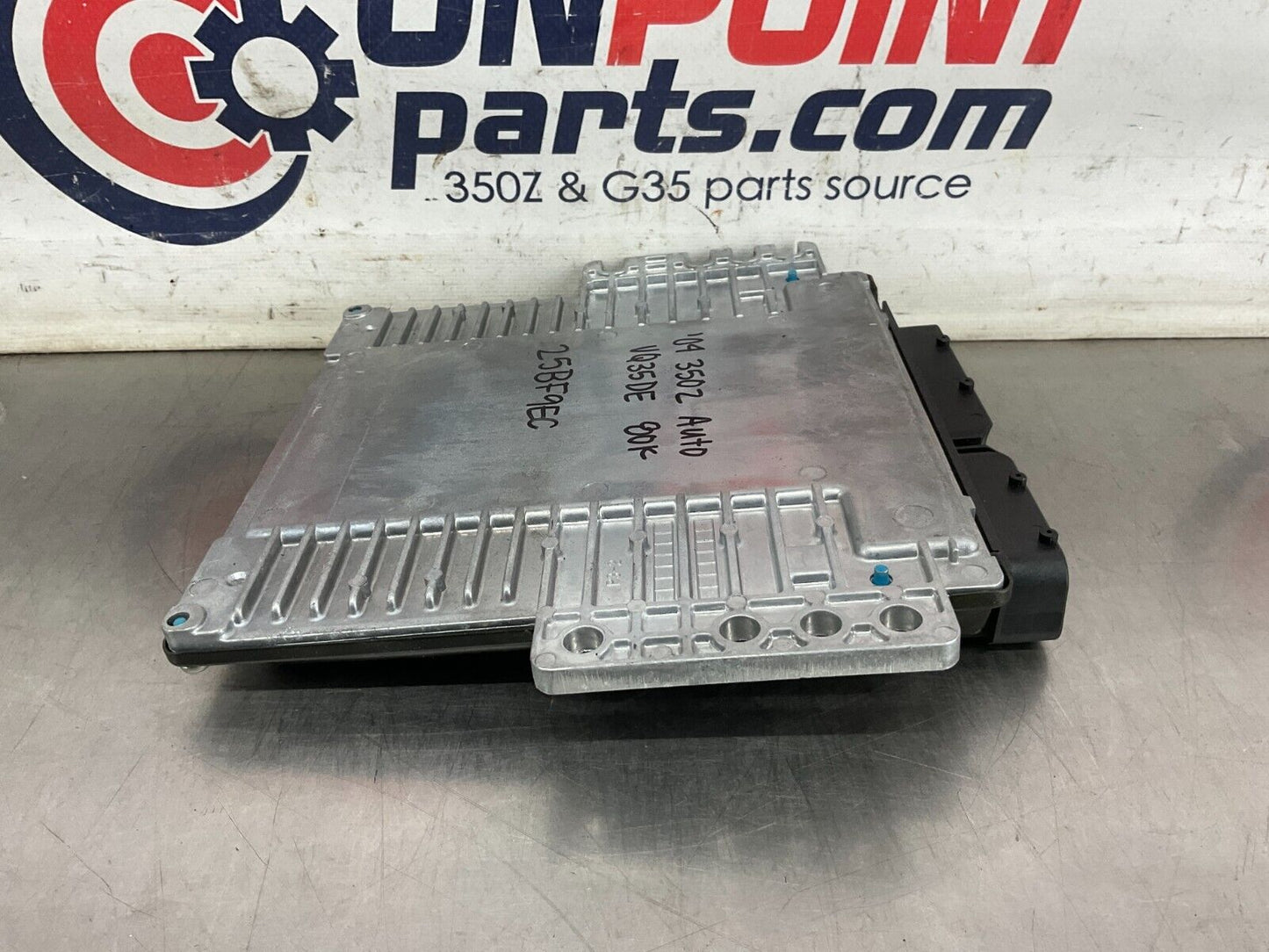2004 Nissan 350Z ECU ECM Engine Control Module Automatic VQ35DE OEM 25BF9EC - On Point Parts Inc