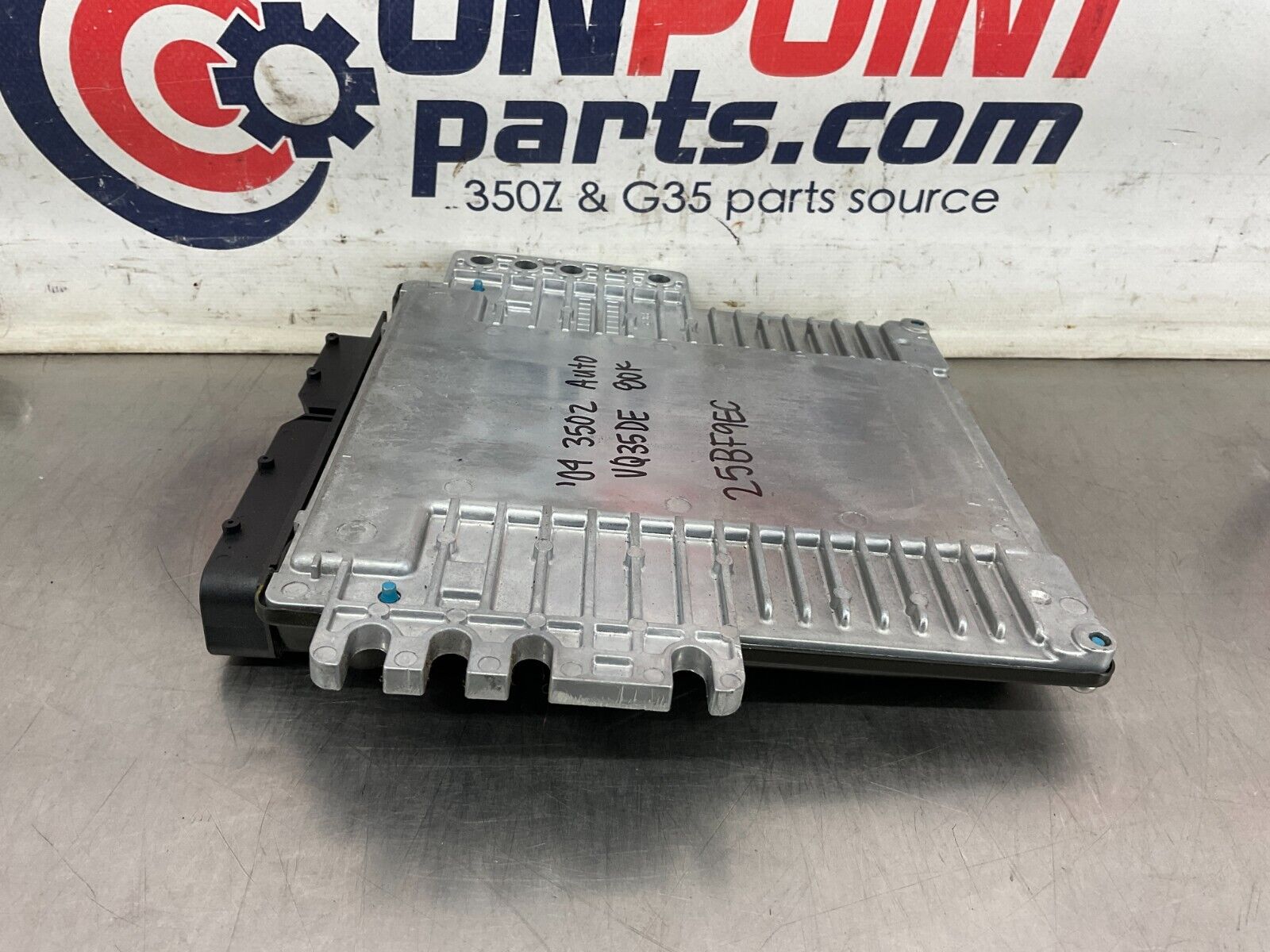 2004 Nissan 350Z ECU ECM Engine Control Module Automatic VQ35DE OEM 25BF9EC - On Point Parts Inc