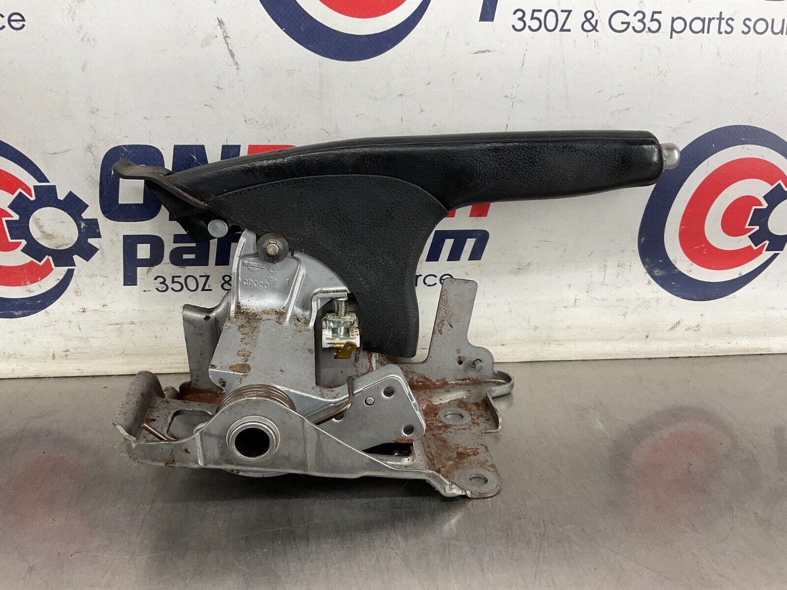 2004 Nissan 350Z Emergency Parking Brake Handle OEM 25BF9EC - On Point Parts Inc