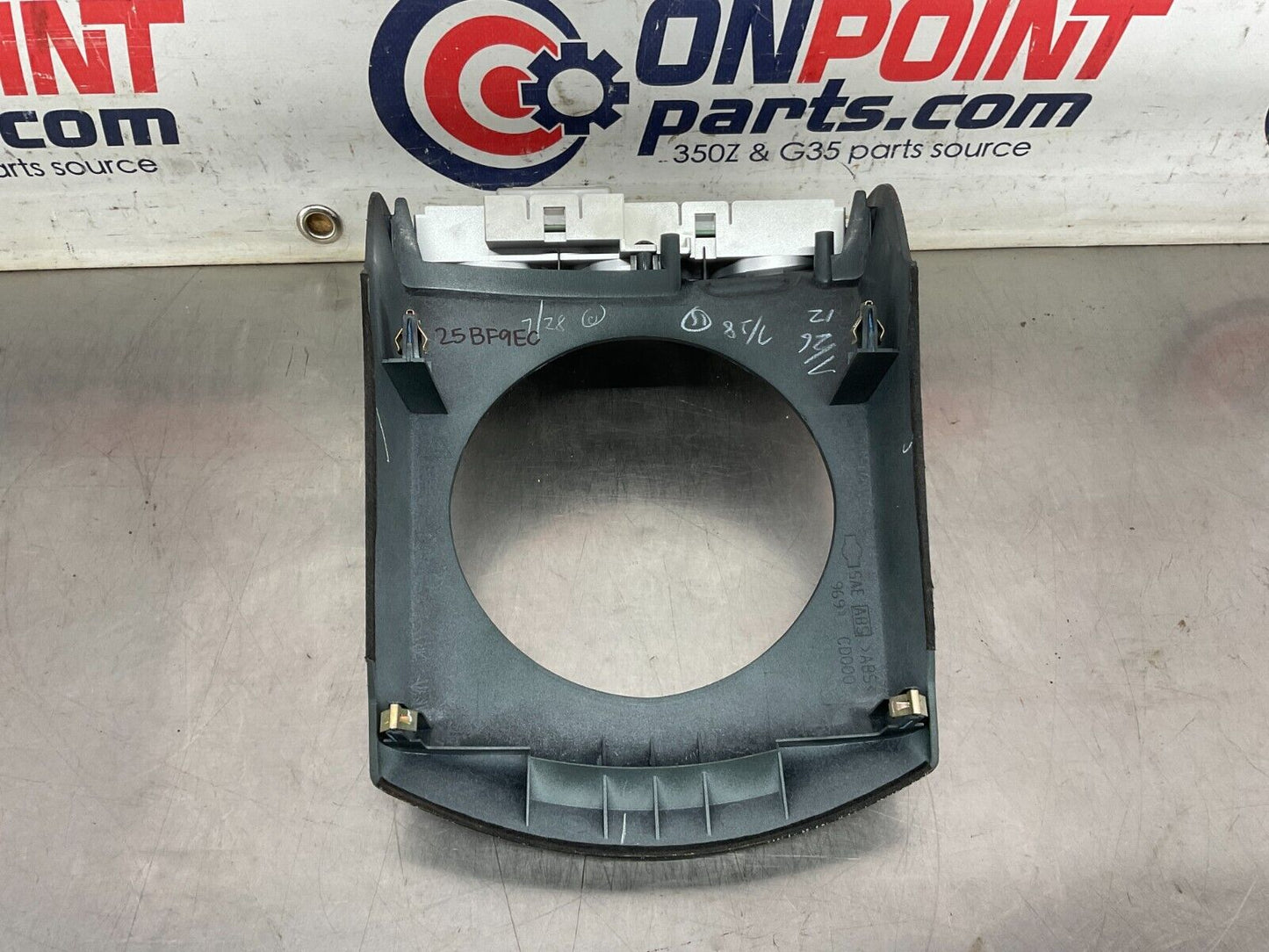 2004 Nissan 350Z Automatic Gear Shifter Bezel with AC Controls 96941 OEM 25BF9EC - On Point Parts Inc