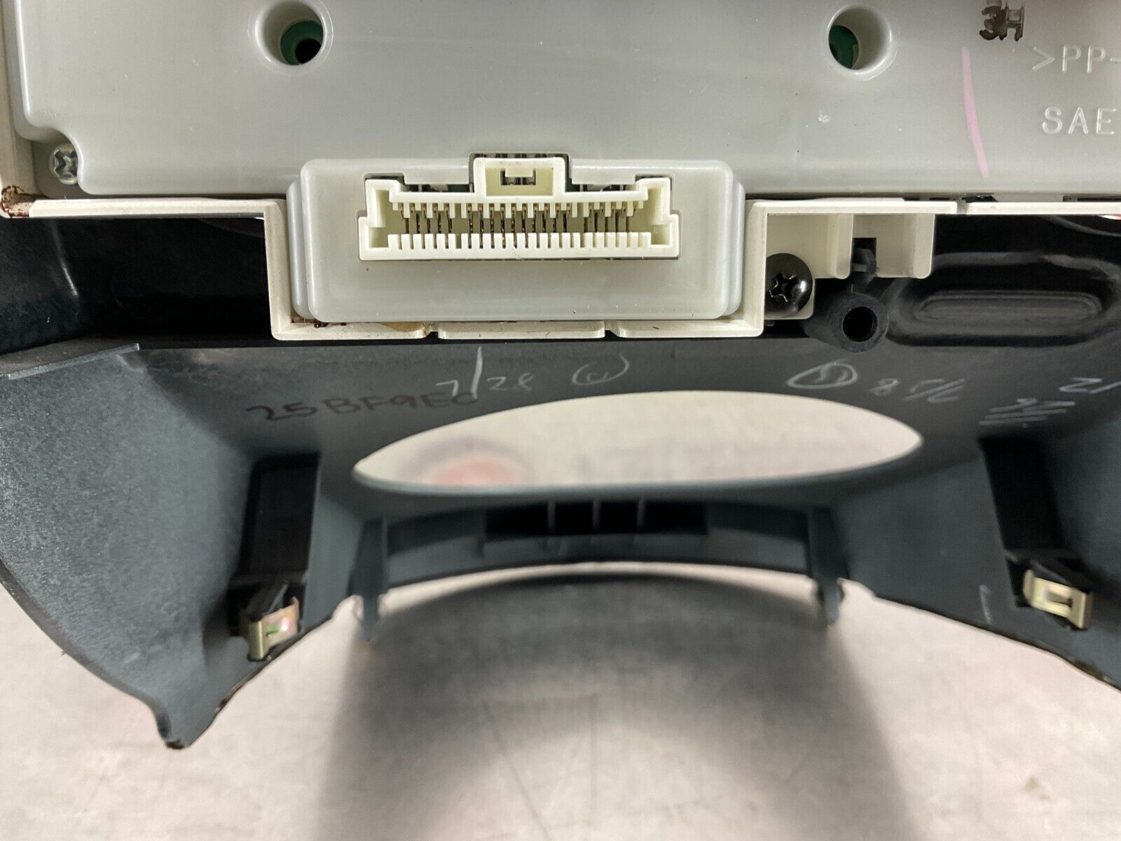 2004 Nissan 350Z Automatic Gear Shifter Bezel with AC Controls 96941 OEM 25BF9EC - On Point Parts Inc