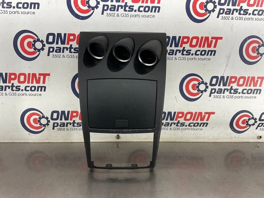 2004 Nissan 350Z Center Dash Bezel Trim Cubby Instrument Cluster OEM 25BF9E8 - On Point Parts Inc