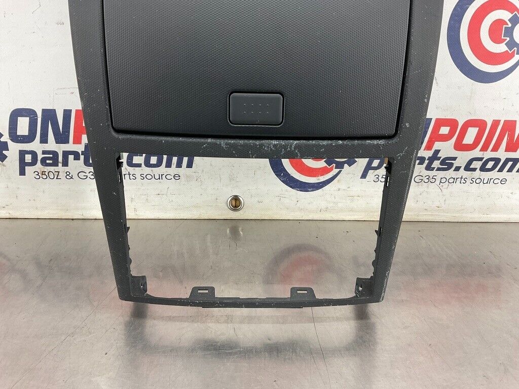 2004 Nissan 350Z Center Dash Bezel Trim Cubby Instrument Cluster OEM 25BF9E8 - On Point Parts Inc