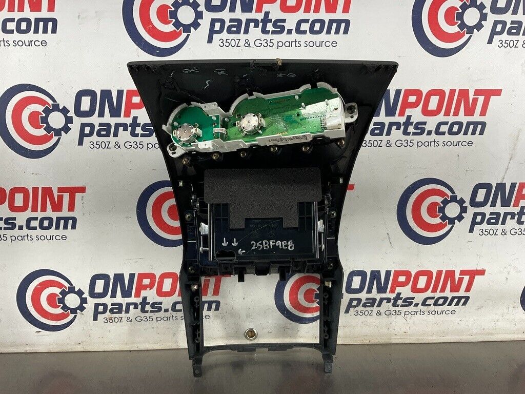 2004 Nissan 350Z Center Dash Bezel Trim Cubby Instrument Cluster OEM 25BF9E8 - On Point Parts Inc