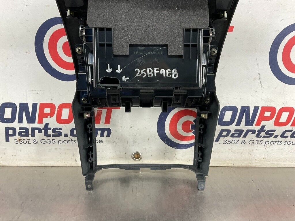 2004 Nissan 350Z Center Dash Bezel Trim Cubby Instrument Cluster OEM 25BF9E8 - On Point Parts Inc