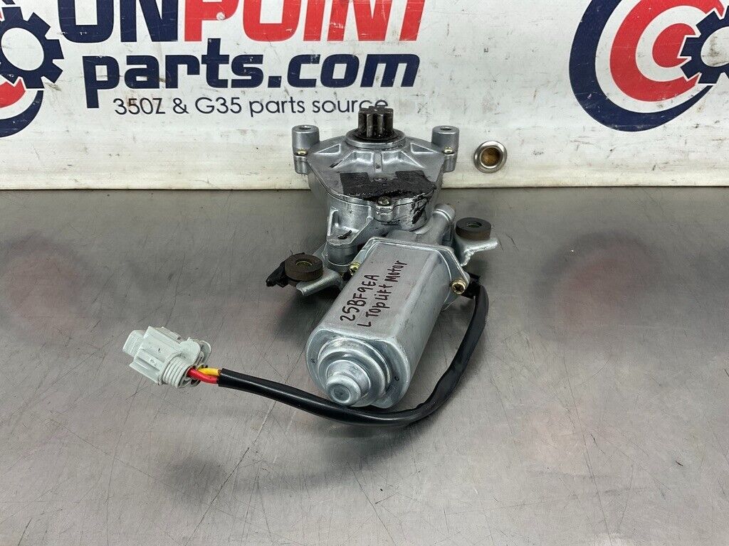 2004 Nissan 350Z Driver Left Convertible Top Lift Motor OEM 25BF9EA - On Point Parts Inc