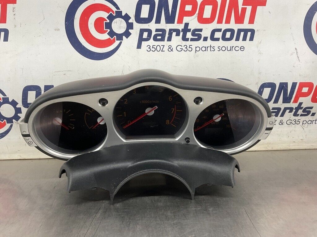 2004 Nissan 350Z Speedometer Instrument Gauge Cluster Automatic 80k OEM 25BF9EA - On Point Parts Inc