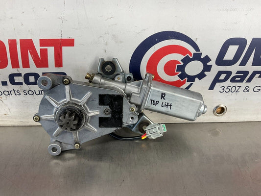 2004 Nissan 350Z Passenger Right Convertible Top Lift Motor OEM 25BF9EE - On Point Parts Inc