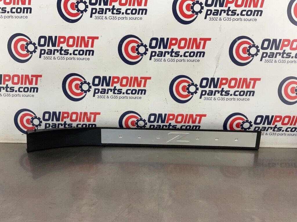 2004 Nissan 350Z Passenger Right Door Threshold Kick Plate Trim OEM 25BF9E7 - On Point Parts Inc