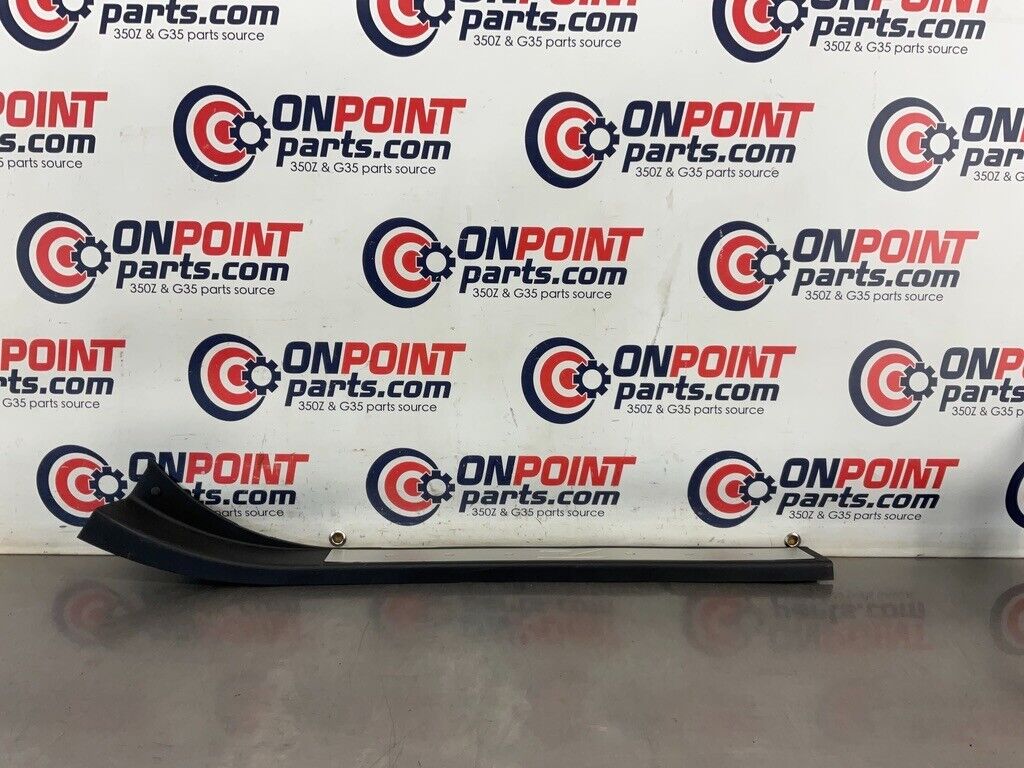 2004 Nissan 350Z Passenger Right Door Threshold Kick Plate Trim OEM 25BF9E7 - On Point Parts Inc