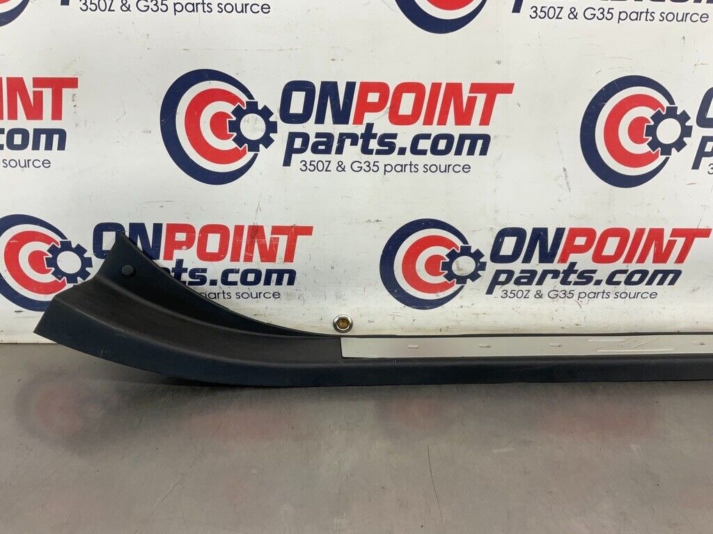 2004 Nissan 350Z Passenger Right Door Threshold Kick Plate Trim OEM 25BF9E7 - On Point Parts Inc