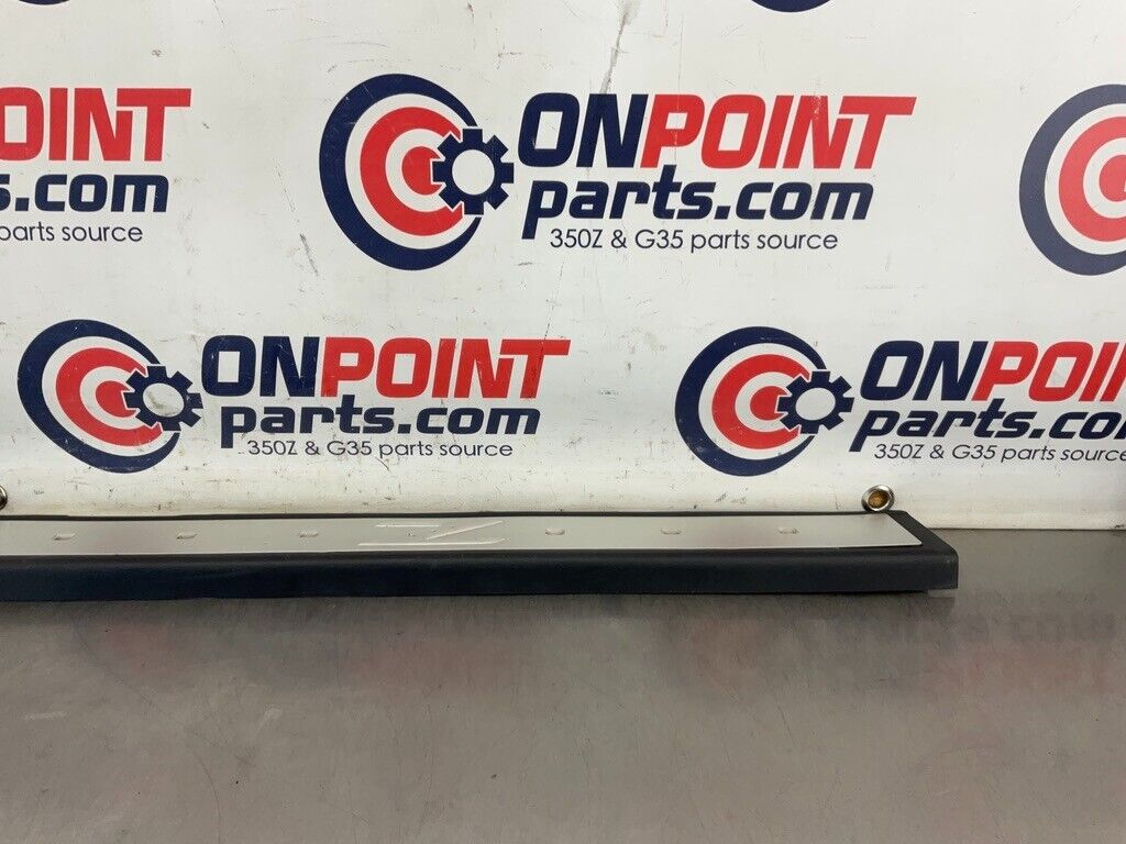 2004 Nissan 350Z Passenger Right Door Threshold Kick Plate Trim OEM 25BF9E7 - On Point Parts Inc