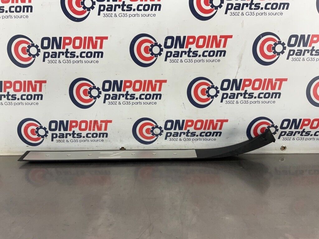 2004 Nissan 350Z Passenger Right Door Threshold Kick Plate Trim OEM 25BF9E7 - On Point Parts Inc
