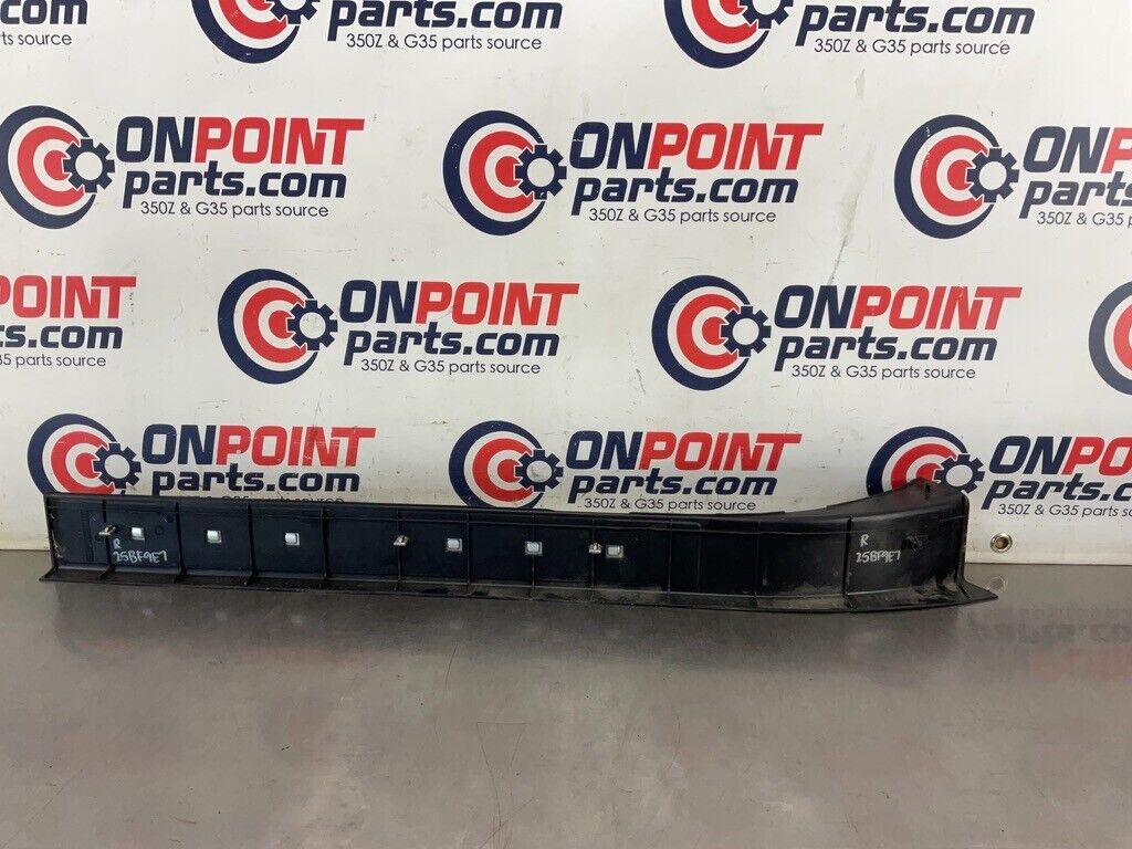 2004 Nissan 350Z Passenger Right Door Threshold Kick Plate Trim OEM 25BF9E7 - On Point Parts Inc