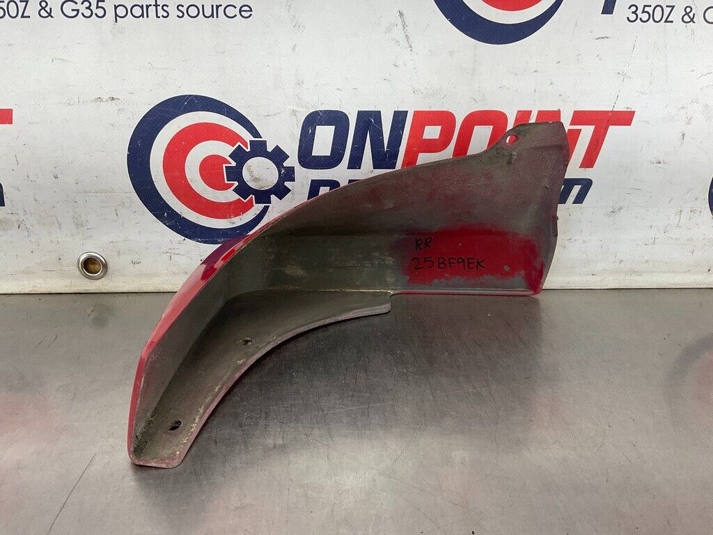 2004 Nissan 350Z Passenger Right Rear Mud Flap Splash Guard OEM 25BF9EK - On Point Parts Inc